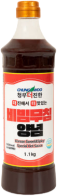 청우 더진한 비빔 무침 양념 소스, 2개, 1.1kg