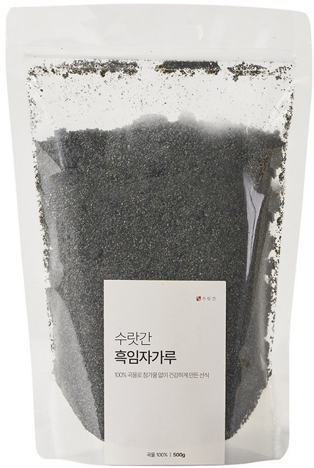 수랏간 태우지 않고 볶은 흑임자가루 검은깨죽가루, 1개, 500g