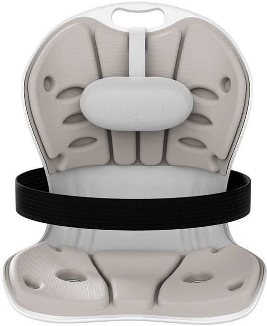 콜콜러브 허리보호대 스마트 인체공학 자세보정의자 커블체어, 그레이