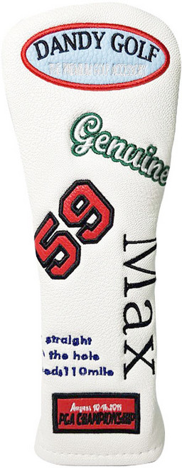 D.golf 골프 악세사리 드라이버 우드 유틸리티 골프채 헤드커버, 화이트-유틸