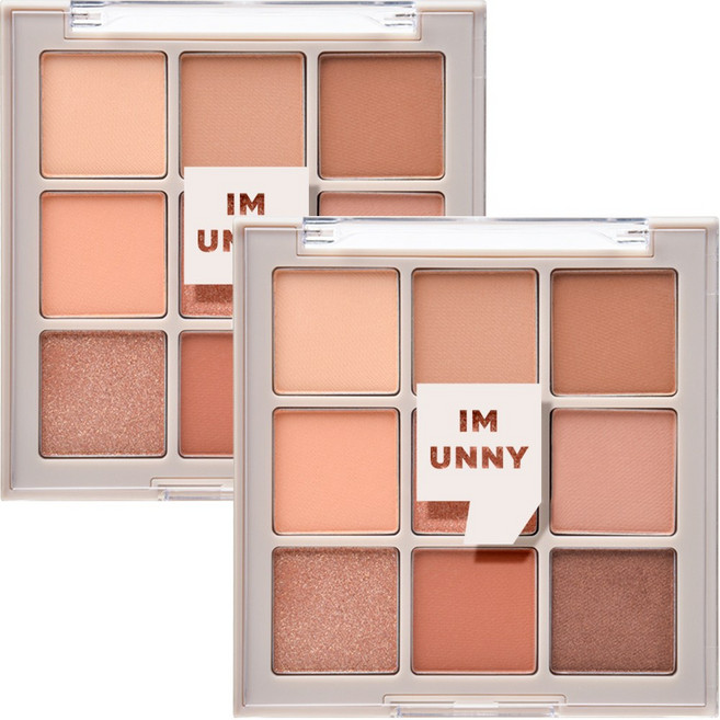 아임유니 멀티 아이섀도우 팔레트, 올댓베이직, 2개