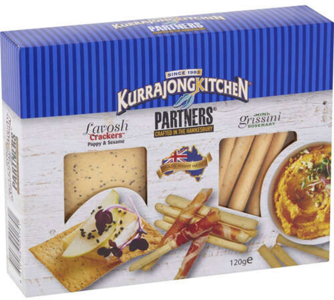 Kurrajong Kitchen 쿠라종 키친 라보쉬 크래커 미니 그리시니 스낵 막대과자 120g 3팩