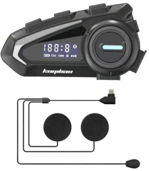 핸즈프리 K20 디지털 헤드셋 FM 기능 소음 무선 5.1 지원 키트 모토 감소 음성 블루투스 헬멧 라디오, 2)Soft Microphone, 2.Soft Microphone