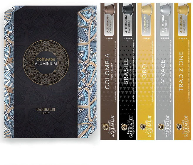 네스프레소 호환 캡슐커피 커피비 알루미늄 에스프레소 50캡슐, 1개, 50개입