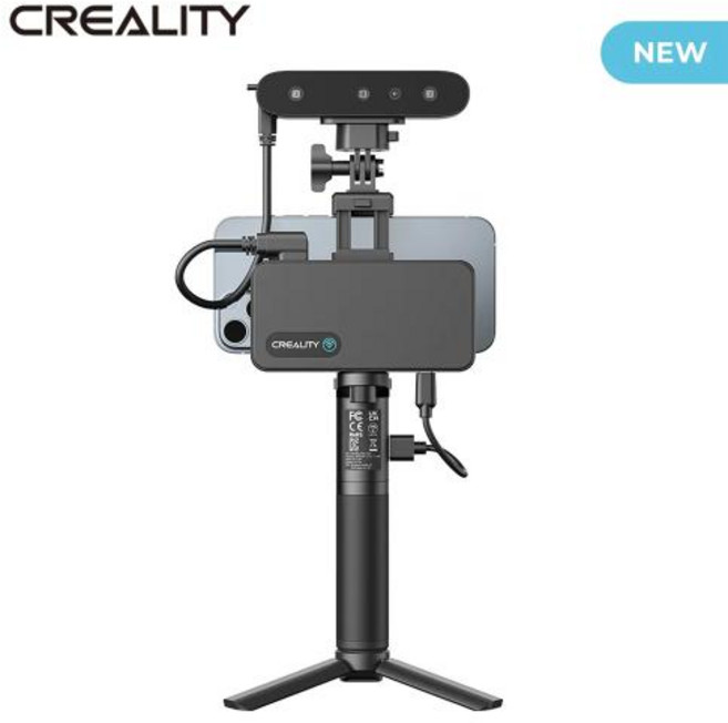 Creality CR-Scan Ferret Pro 휴대용 핸드헬드 3D 스캐너 손떨림 방지 추적 WiFi6 무선 스캐닝 0.1mm 정확도 24 비트, 1)CRScan Ferret Pro, 1)CR-Scan Ferret Pro