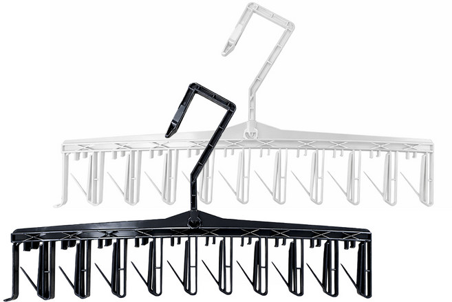 국내산 양말건조대 대용량 세트 공간절약 기숙사 건조대, 1세트, 그레이2p+네이비2p