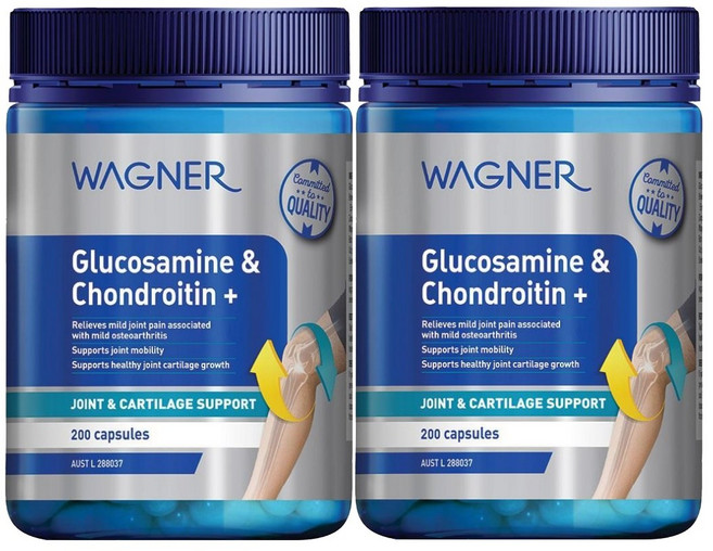 Wagner 바그너 글루코사민 & 콘드로이틴+ 200캡슐, 200정, 2개