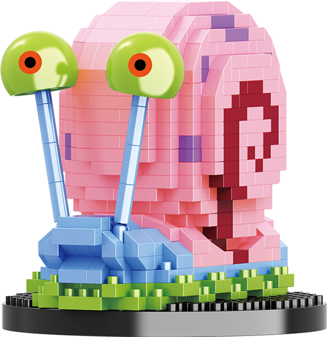 BEACON 나노블럭 미니블럭 스폰지밥 시리즈, 05.핑핑이, 1개