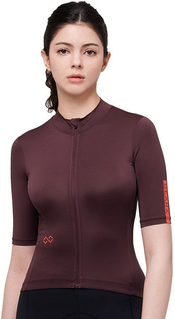 기어엑스 싸이클웨어C 반팔라운드 02-2 여성 버건디