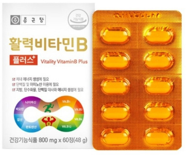 종근당 활력비타민B, 1개, 1정