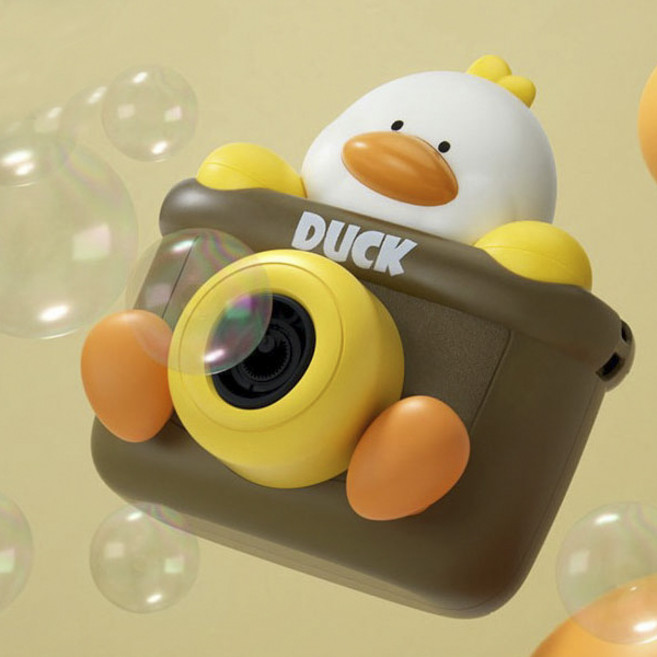 쿠니아 동물 카메라 자동버블건 비눗방울, 1개, DUCK(배터리포함)