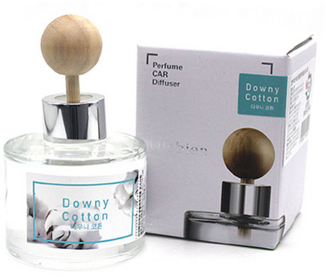 올리비엔 허브타임 대용량차량용방향제120ml_다우니코튼/디퓨저/디퓨져/자동차, 1개, 1개