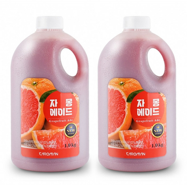 까로망 자몽 에이드, 2개, 1.9kg