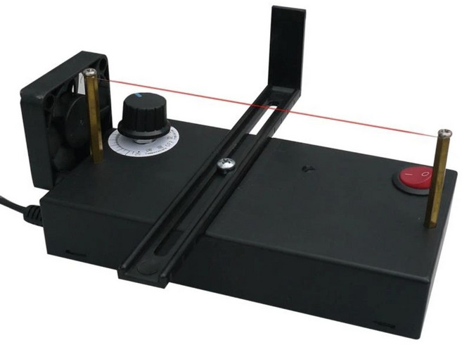 도원미싱 라벨컷팅기 절단 불칼 리본 열선 라벨기, 1개