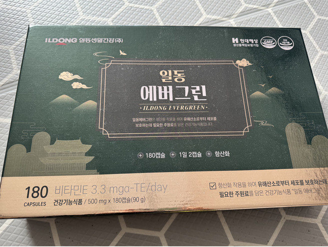 일동에버그린, 1박스, 180회분