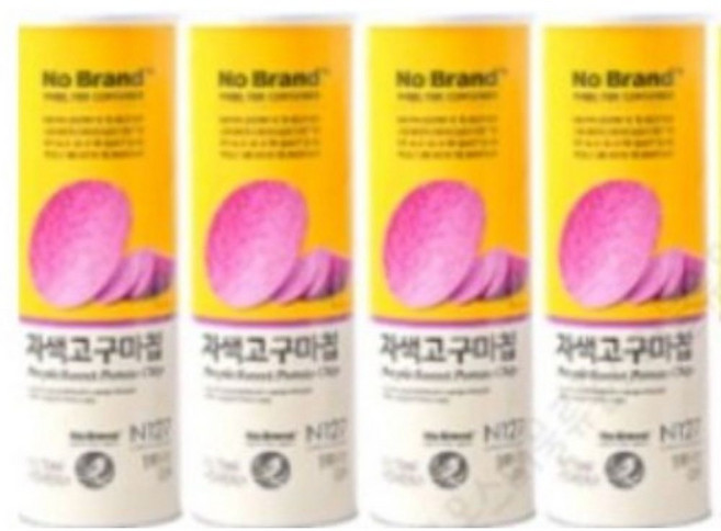 노브랜드 자색고구마칩 1BOX(14개), 160g, 4개
