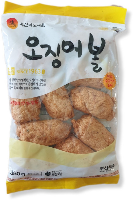 부산어묵 오징어볼 10개들이 한봉 고급수제어묵, 1개, 350g