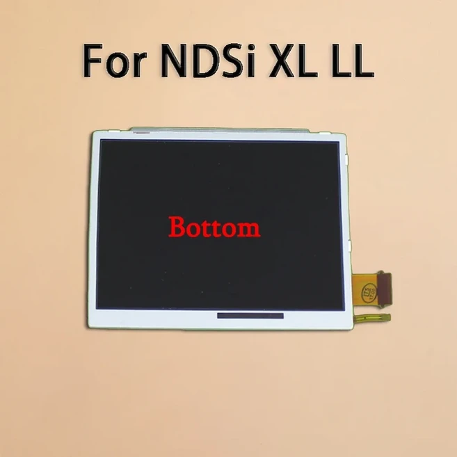 1PC 게임 콘솔 교체 부품 NDS New LL PSP GO 스위치 WII U 용 상단 LCD 화면 디스플레이, 11 For NDSi XL Bottom