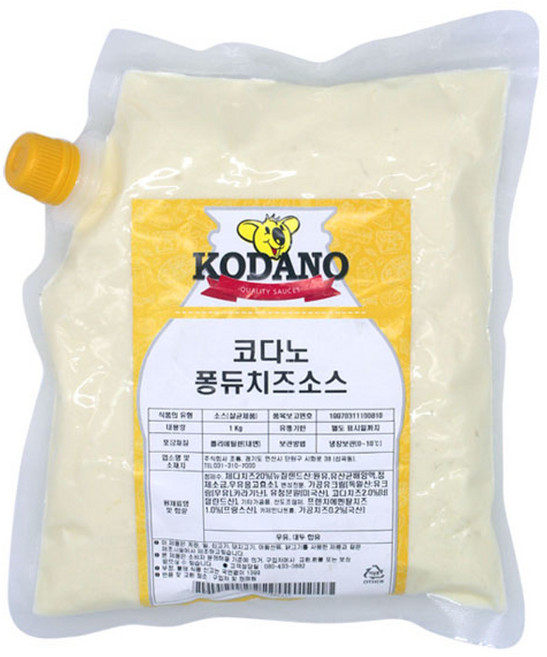 코다노 치즈퐁듀소스 1kg 외 다양한소스 조흥 디핑소스, 1개
