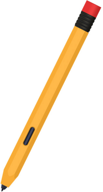 니하 갤럭시 탭 S6 라이트 연필 케이스, 1세트, 오렌지 + 레드