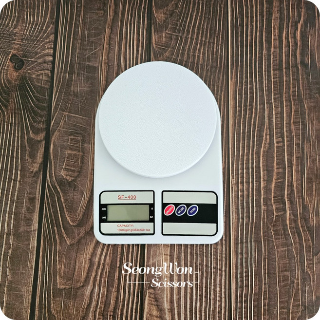 디지털 전자저울 가정용 염색저울 미용실, SF-400, 1개