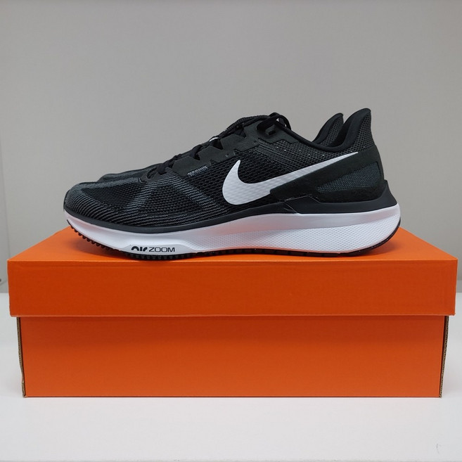 나이키 스트럭처25 블랙 화이트 여성 운동화 런닝화 발편한 가벼운 헬스화 조깅화 러닝화 스터드레이스 신발끈 제공