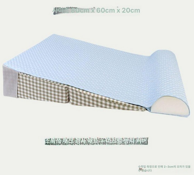 매트리스 역류 방지 침대매트 베게 삼각베개 원룸