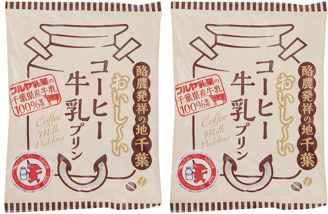 Fujimasa Foods 美味咖啡牛奶布丁 7入, 2個, 147g