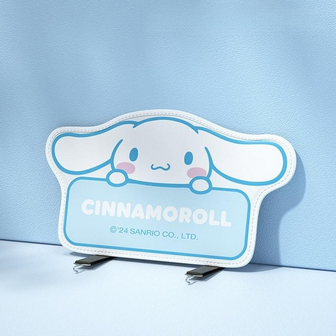 에프식스 산리오 차량용 킥매트 뒷좌석 보호매트 쿠로미 시트커버 전차종 가능, 시나모롤 킥매트, 1개