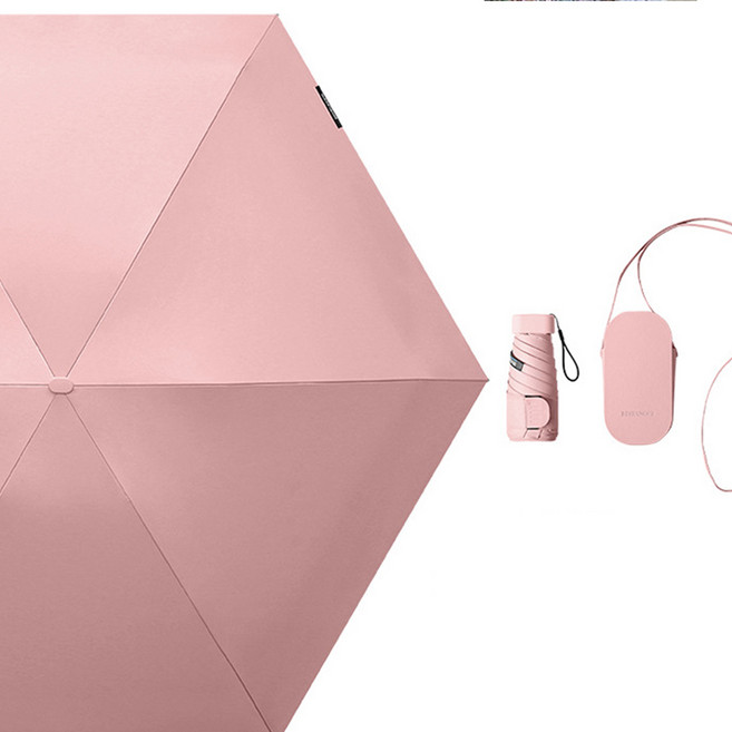 포유렐라 3단 포켓 암막 uv차단 우양산 초경량 자외선 우산 미니 전용 가방