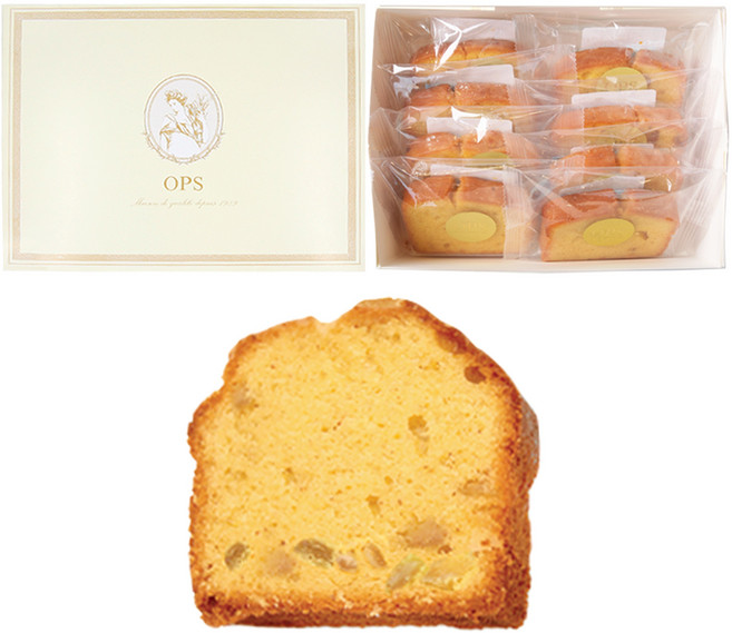 [옵스] 이탈리안 레몬 케익 (8EA) 고급 수제 파운드케익 레몬파운드, 240g, 1개