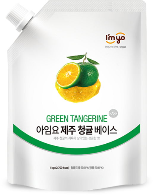 아임요 청귤 베이스 농축액, 1kg, 5개