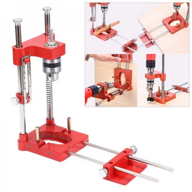아이베란다 목공 드릴가이드 알루미늄합금 드릴링 지그, 1개