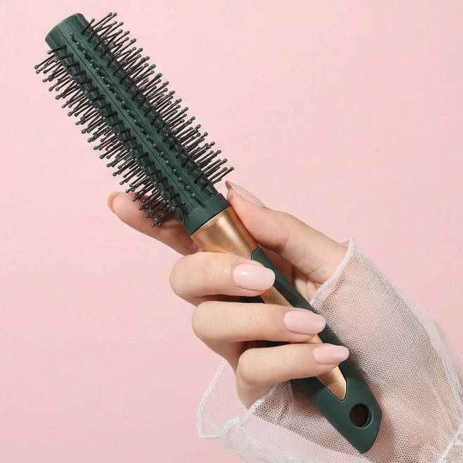 슈나온 엉킴방지 볼륨 헤어 드라이빗, 1개, 그린