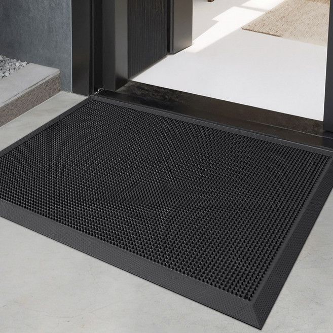 DEXI 1개 바닥 출입구 발판 매트 웰컴 현관 미끄럼방지 발매트 그레이 도어매트, B