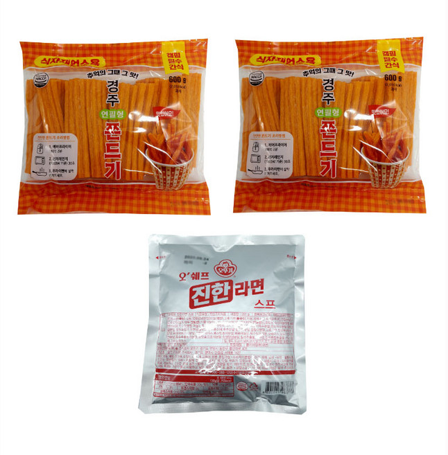 경주 연필 쫀드기 600g+600g(1200g)+라면스프285g 울산쫀드기 세트, 1개, 600g