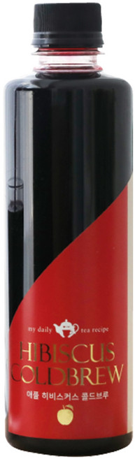 티바인 유기농 애플 히비스커스 콜드브루 고농축 원액 400ml 세트, 1개입, 1개