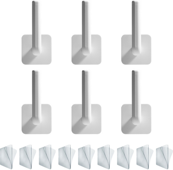 구디푸디 만능 스틱 홀더 다용도 키친타올걸이 도어손잡이 2P, 3세트