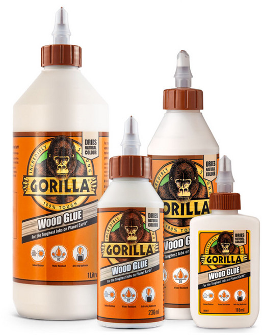고릴라 우드 글루 목공용 나무 접착제 초강력 본드, 1개, 227ml