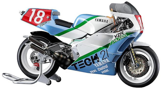 하세가와 Hasegawa 1/12 오토바이 시리즈 야마하 YZR500 0W98 TECH21 1988 플라스틱 모델 21762, 1개