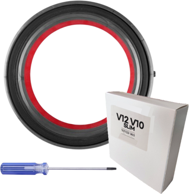 [호환품] 무선청소기 V12 V10 Slim 먼지통 실링 커버 뚜껑 교체용, 1개