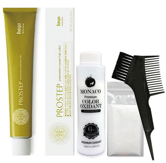 호유 프로스텝 그레이컬러 80g/산화제포함, 호유 그레이베이지 GBe-6, 1개