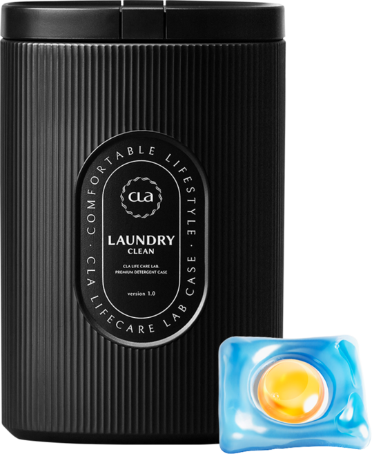 클라 듀얼 울트라 클린 세탁 캡슐세제 클린코튼 블랙케이스, 1개, 100개입