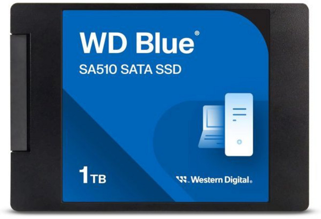 웨스턴 디지털 1TB WD 블루 SA510 SATA 내부 솔리드 스테이트 드라이브 SSD III 6Gbs 2.57mm 최대 560MBs WDS100T3B0A 갱신