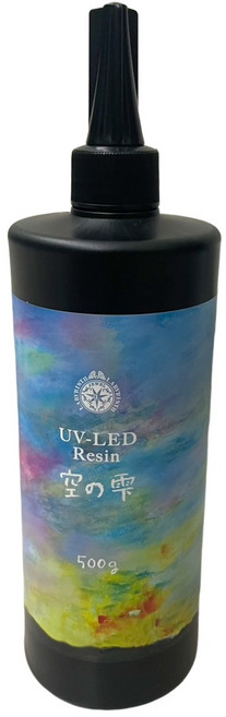 PADICO 空之雫 UV膠 500g｜UV樹脂 快速固化, 透明, 1個