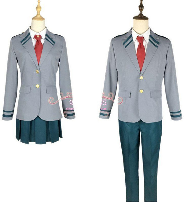 나의 히어로 아카데미아 치마 코스프레 동복 유에이 의상 교복 우라라카 히로아카