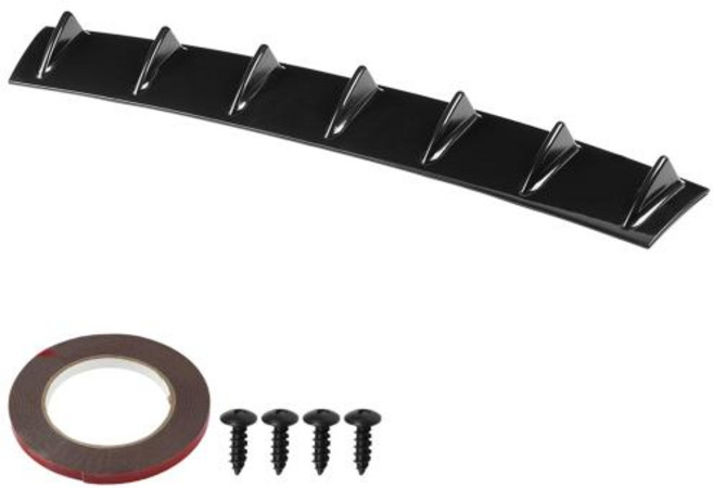 범용 자동차 리어 범퍼 섀시 핀 스포일러 윙 립, 3)L