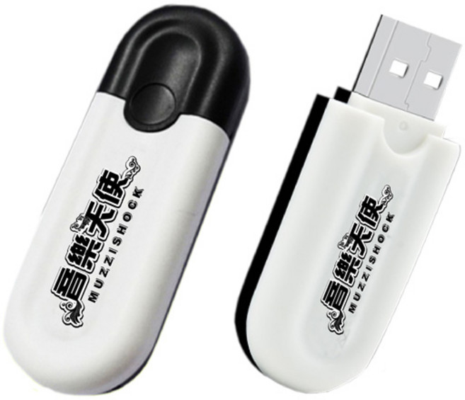 音樂天使 藍牙接收器 USB AUX雙用, 1套, HQ-001, 白色
