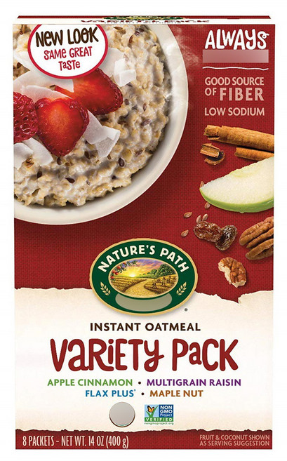 네이쳐스패스 인스턴트 오트밀 버라이어티 팩 홀 그레인, 400g, 1개