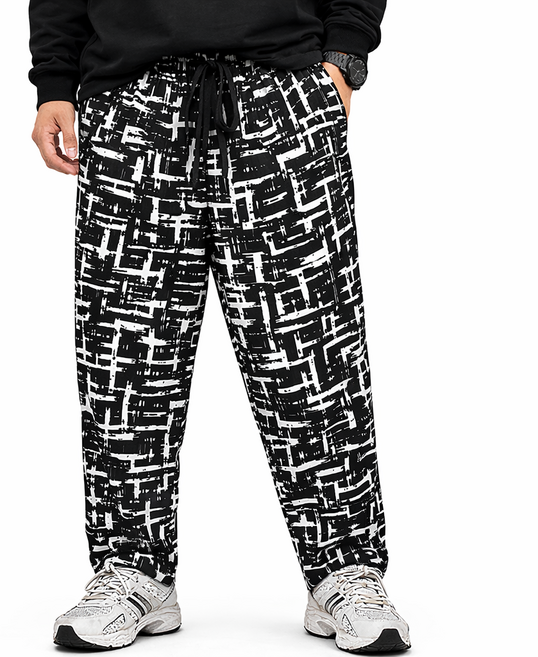 그레이스 겨울 방한 융털 기모 몸빼바지 허리밴딩 편한 작업바지 일바지 남성 촌캉스바지 2장